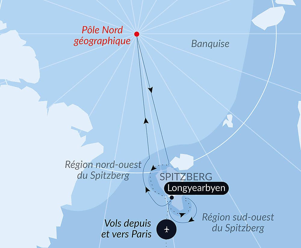 Le pôle Nord géographique null