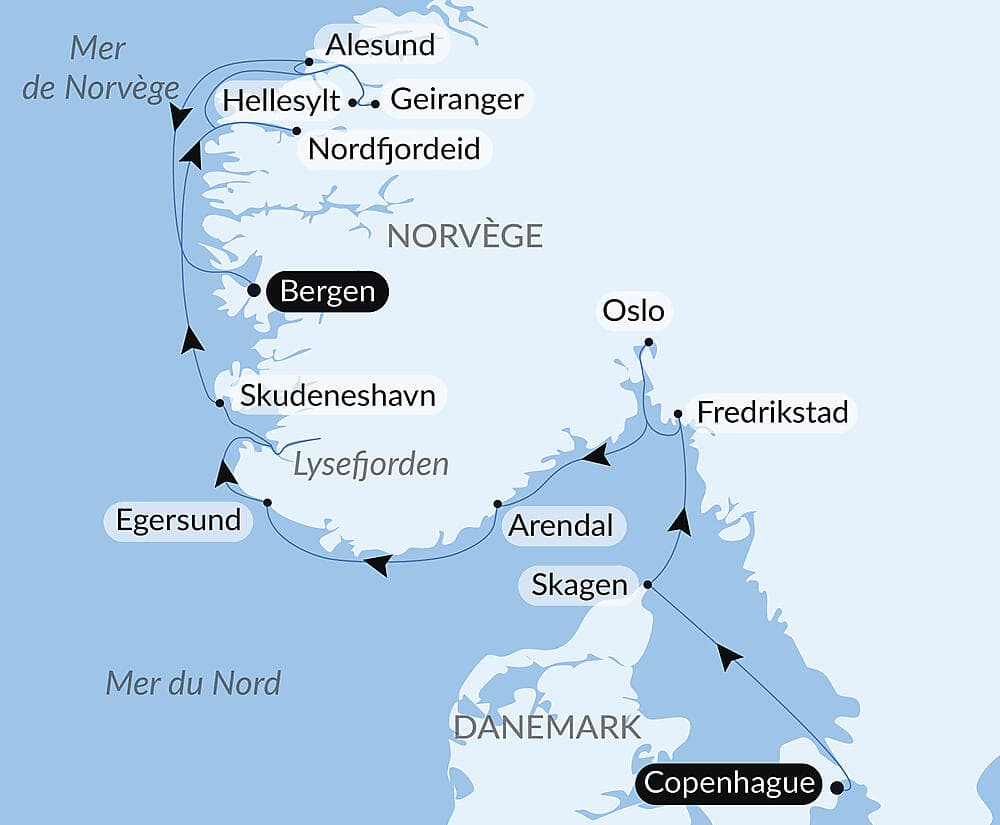 Cités scandinaves et fjords norvégiens null