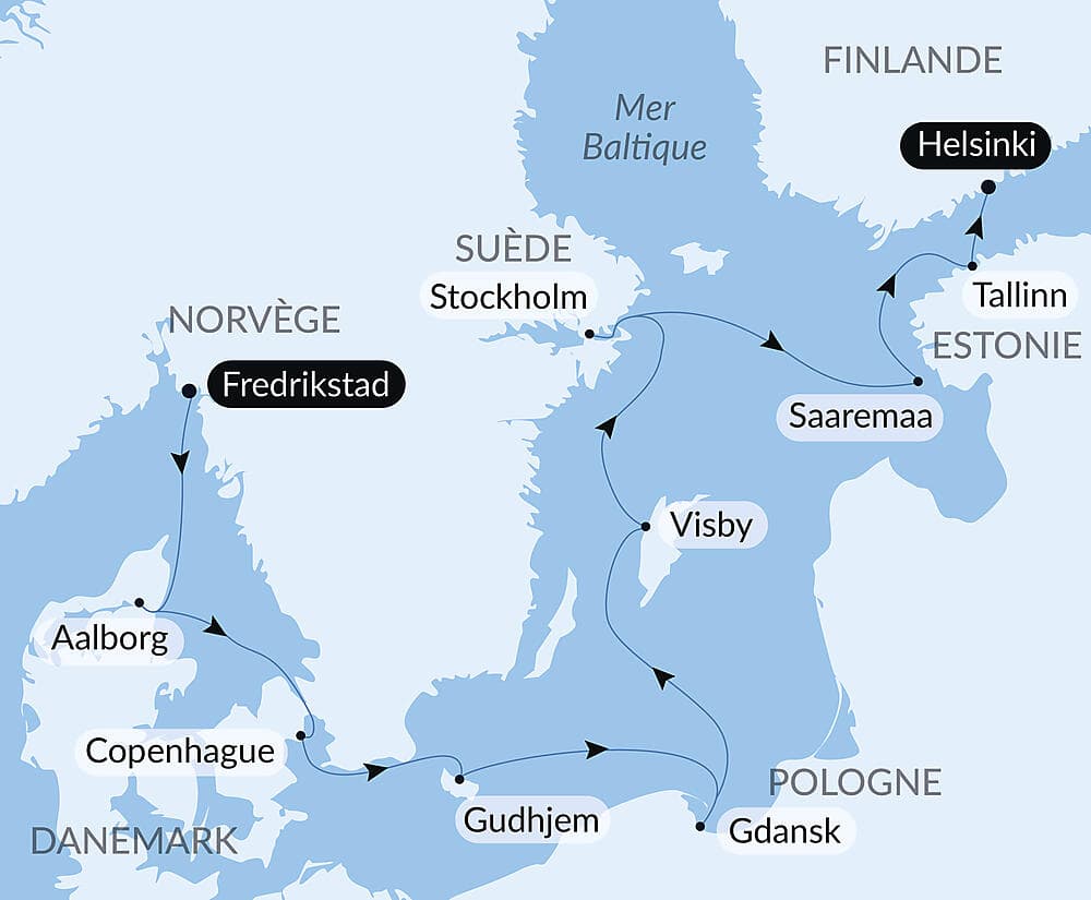 Îles et cités, de la mer du Nord à la Baltique