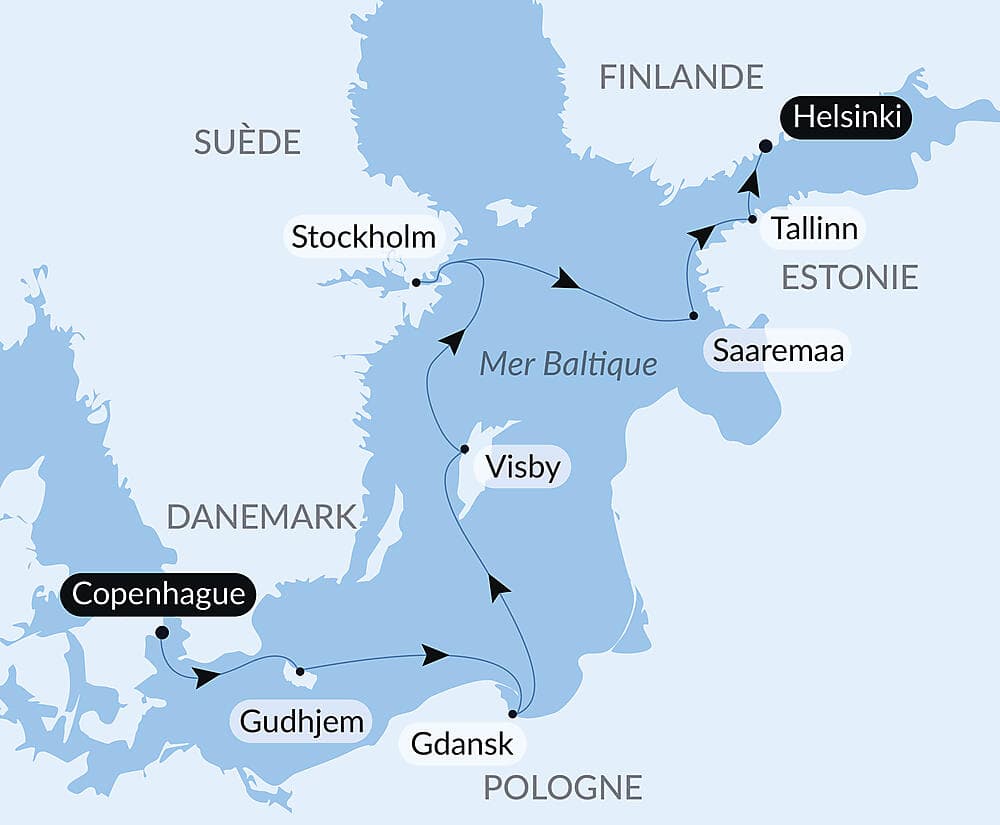 Capitales et villes emblématiques de la Baltique