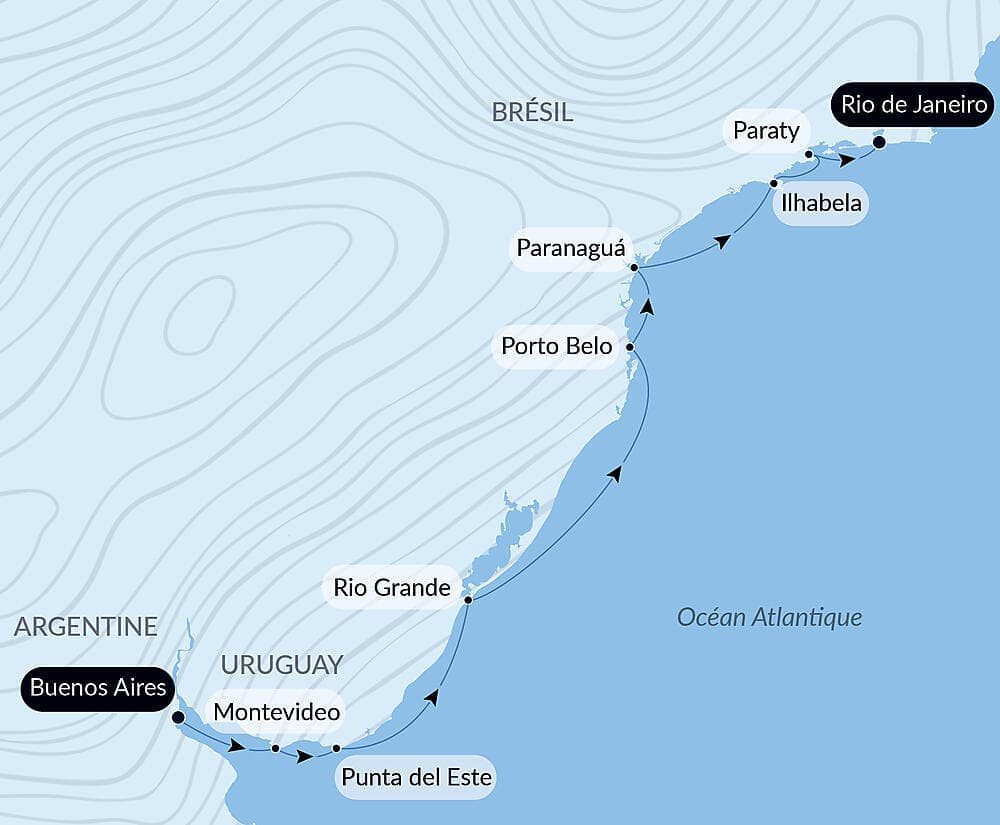 Rivages et cités emblématiques d'Amérique du Sud null