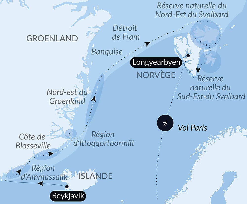 Au cœur des glaces de l'Arctique, du Groenland au Svalbard null